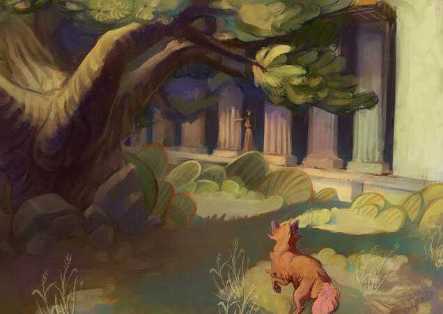 First Fox - Image made by me. First Fox - Image made by me.